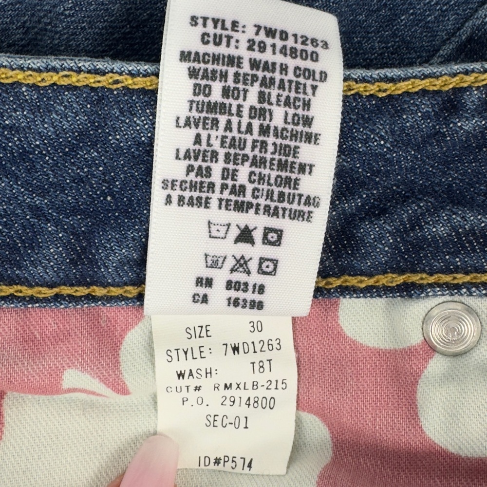 Lucky Brand Lola Straight Short Inseam Denim Jeans Sz 10/30 Med Wash EUC - Picture 10 of 15